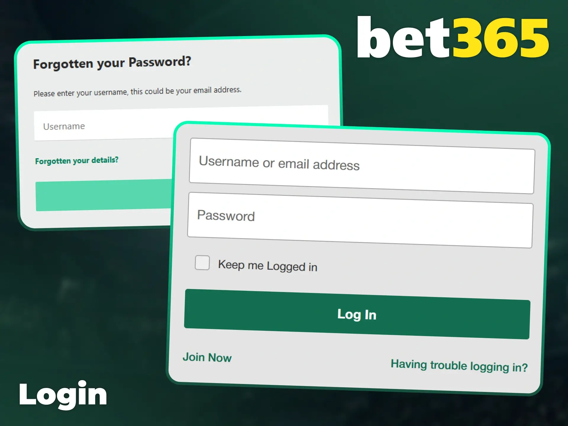 Log in to your profile and enjoy the Bet365 sign up benefits.